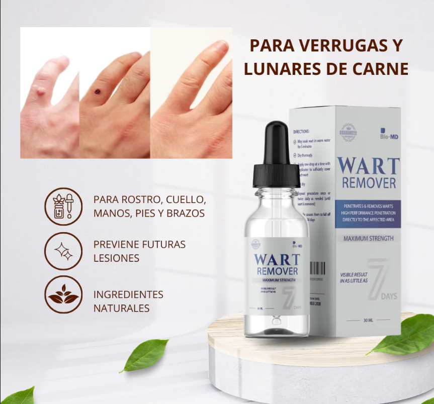 WART REMOVER | REMOVEDOR DE VERRUGAS Y LUNARES